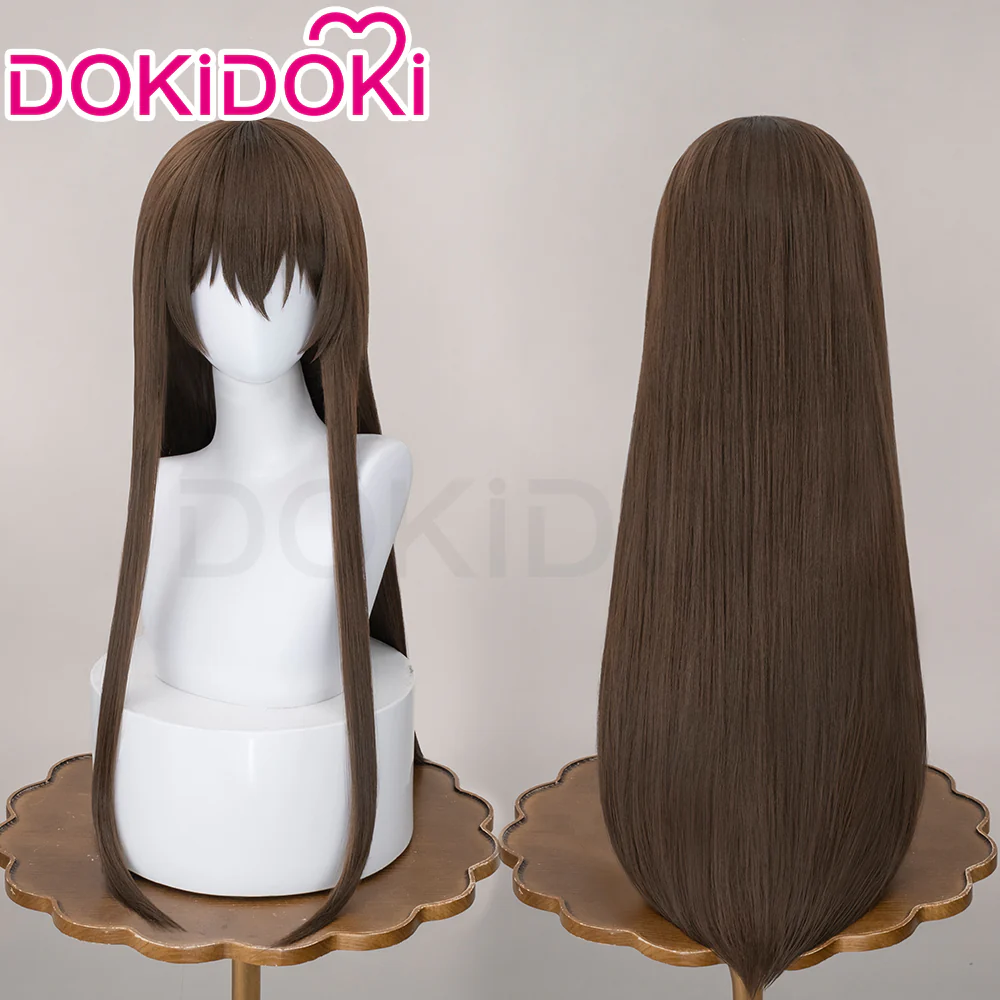【Ready For Ship】DokiDoki Anime Vampire Knight Cosplay Yuuki Cross Wig Short / Long Straight Brown Hair - Image 6