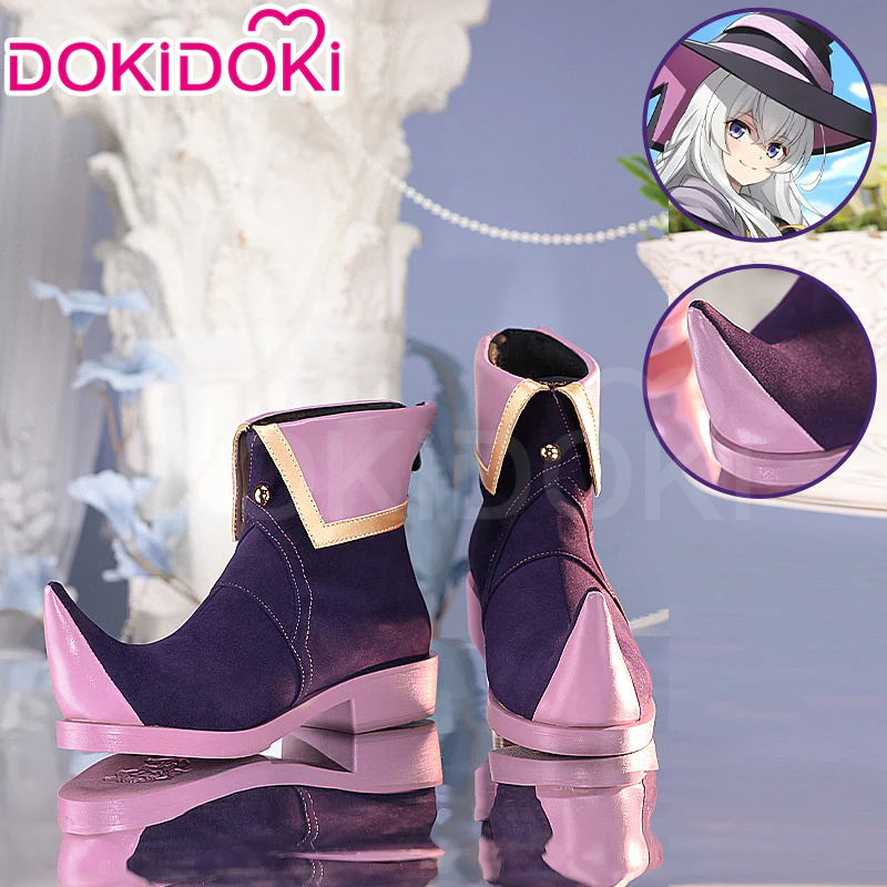 DokiDoki Anime Wandering Witch: The Journey of Elaina Cosplay Elaina Shoes Halloween
