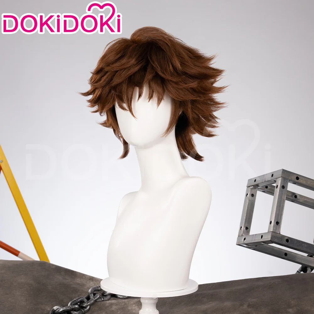 【Ready For Ship】DokiDoki Anime Wig Little Girl Wig Short Curl Blue / Brown Hair Small Braids - Image 4