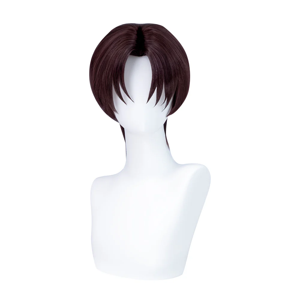 【Ready For Ship】DokiDoki Anime Wind Breaker Cosplay Hayato Suō  Wig / Earrings / Eyepatch Short Straight Brown Hair Hayato Suo - Image 7