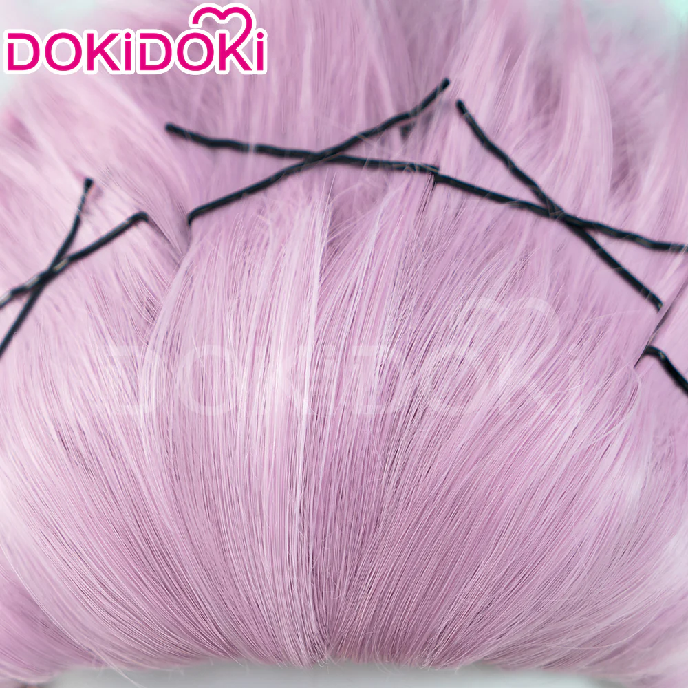 【Ready For Ship】DokiDoki Anime Wind Breaker Cosplay Mitsuki Kiryu Wig Short Straight Pink Hair - Image 4