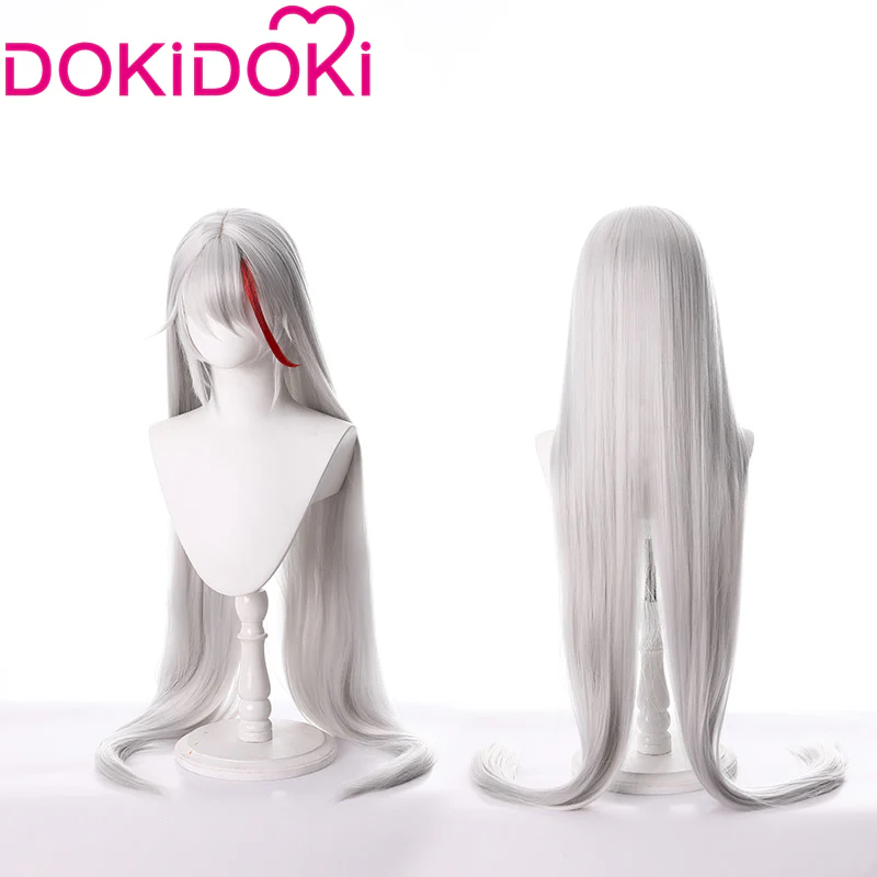 DokiDoki Azur Lane Cosplay KMS Ägir Cosplay Wig Aegir Long Silver wig - Image 2