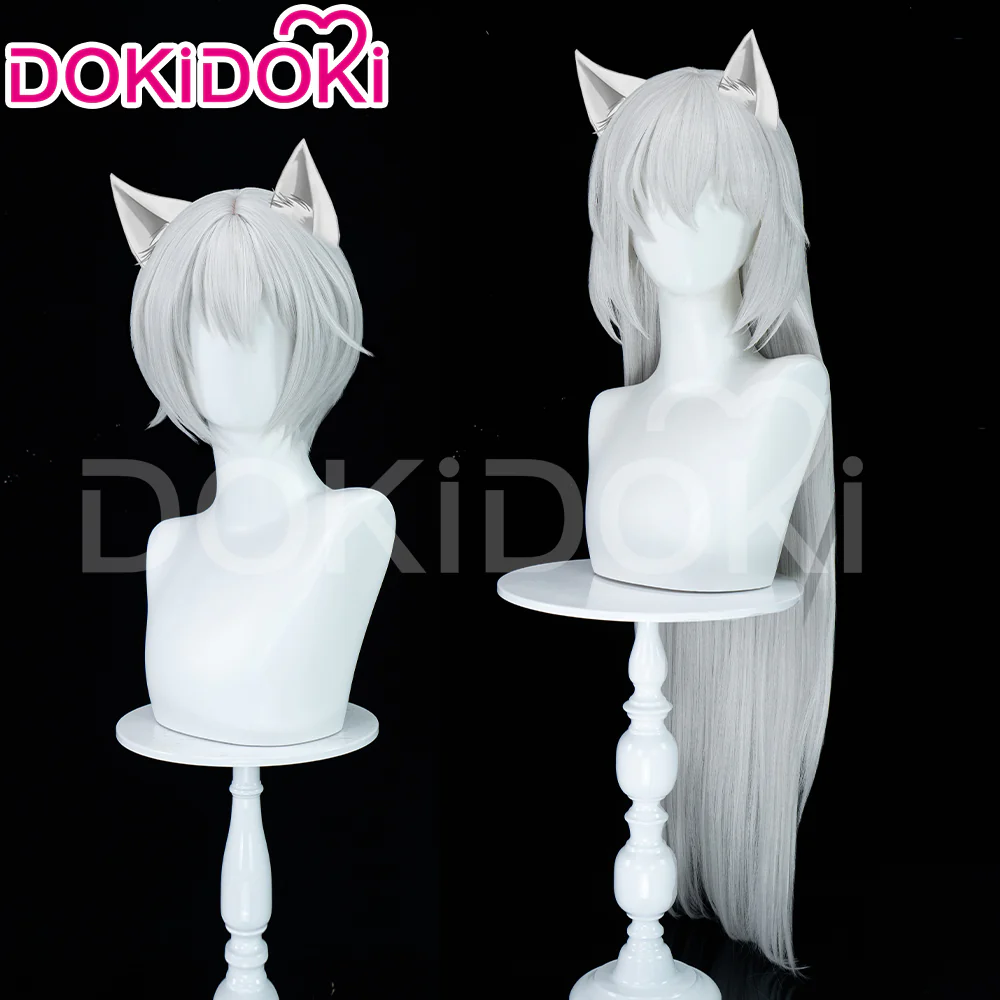 【Ready For Ship】DokiDoki Anime Kamisama Kiss Cosplay Tomoe Wig Short / Long White Hair Kamisama Love