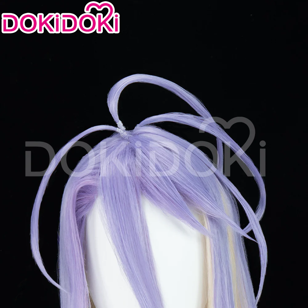 DokiDoki Anime No Game No Life Cosplay Shiro Wig Long Straight  Hair - Image 2