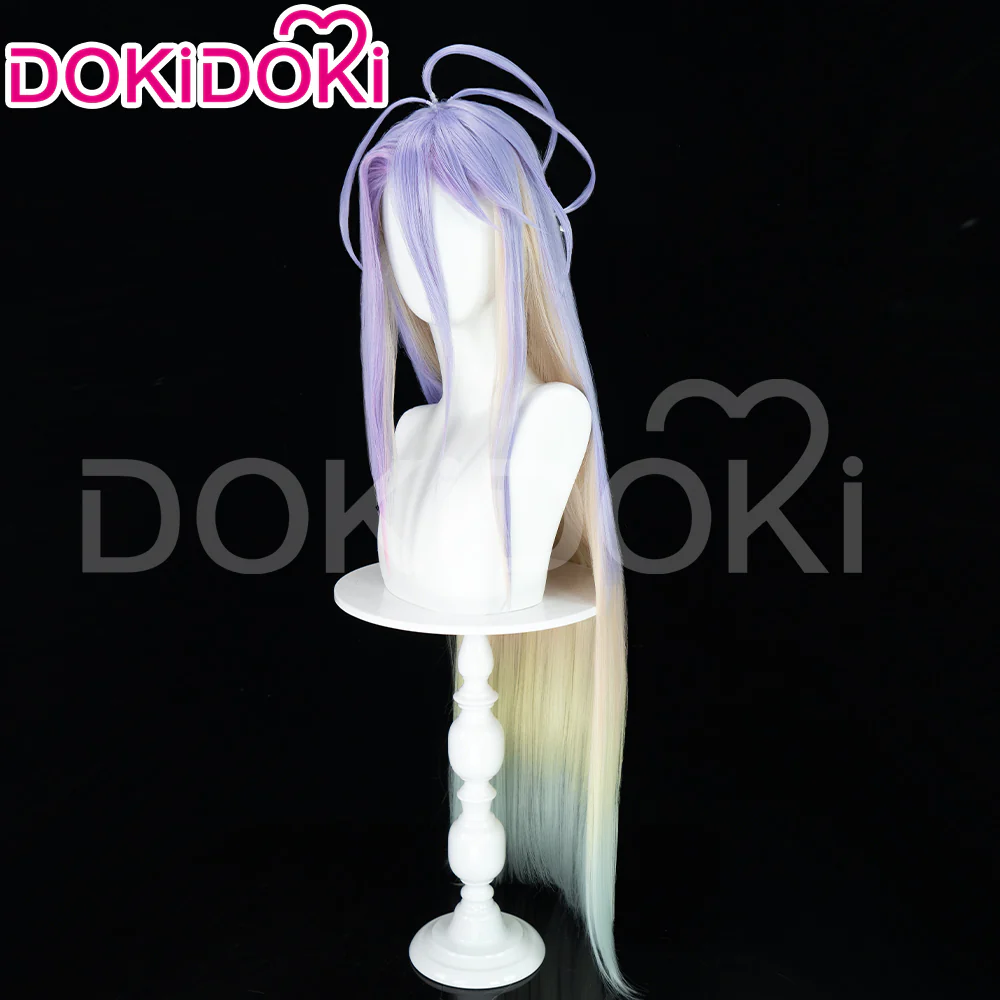 DokiDoki Anime No Game No Life Cosplay Shiro Wig Long Straight  Hair - Image 3