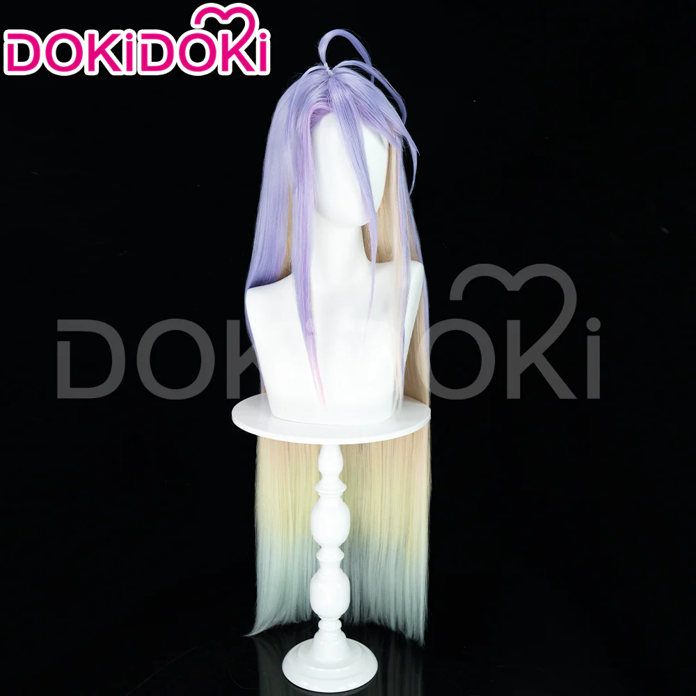 DokiDoki Anime No Game No Life Cosplay Shiro Wig Long Straight  Hair - Image 4