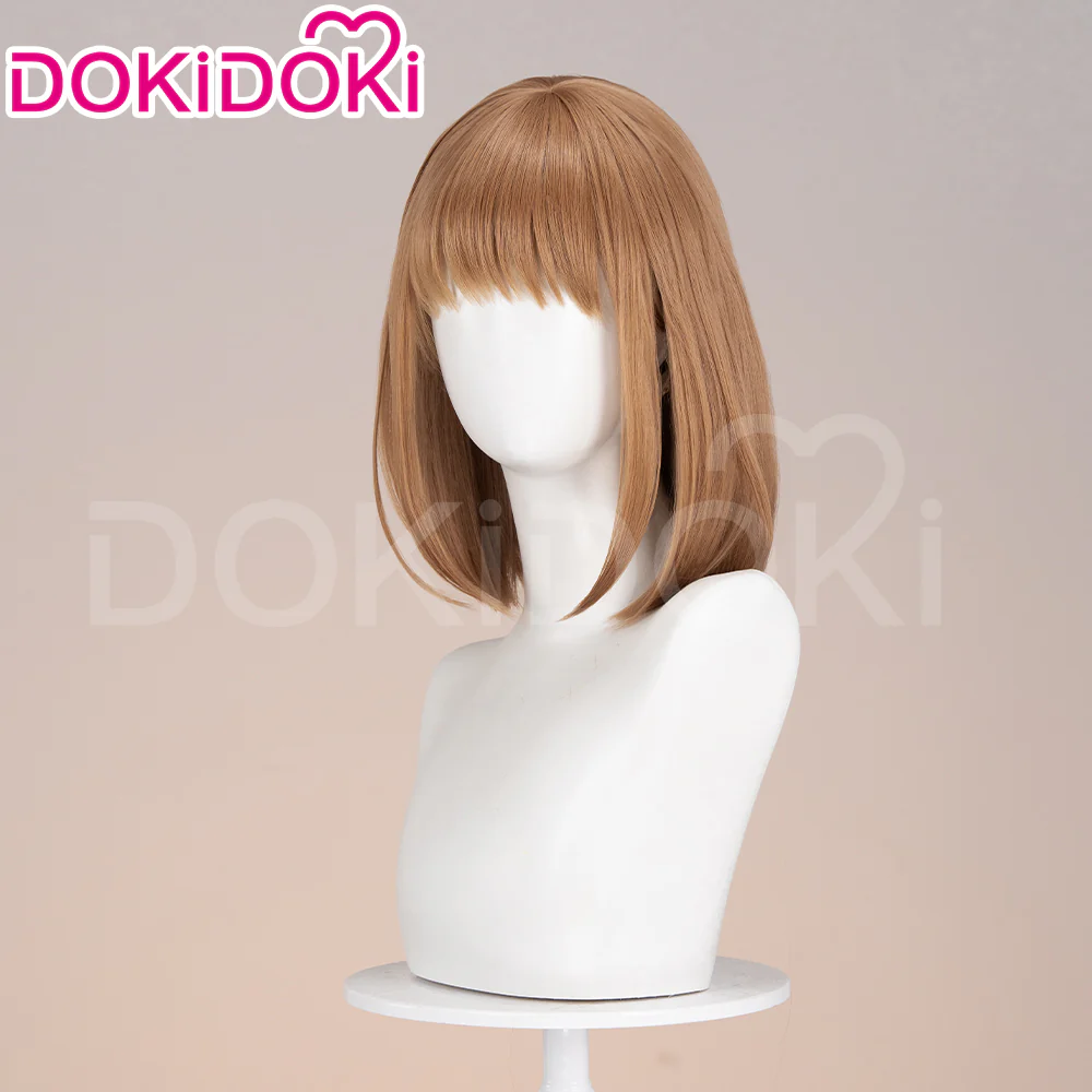 【Ready For Ship】DokiDoki  Cosplay  Wig Brown Short Hair - Image 3