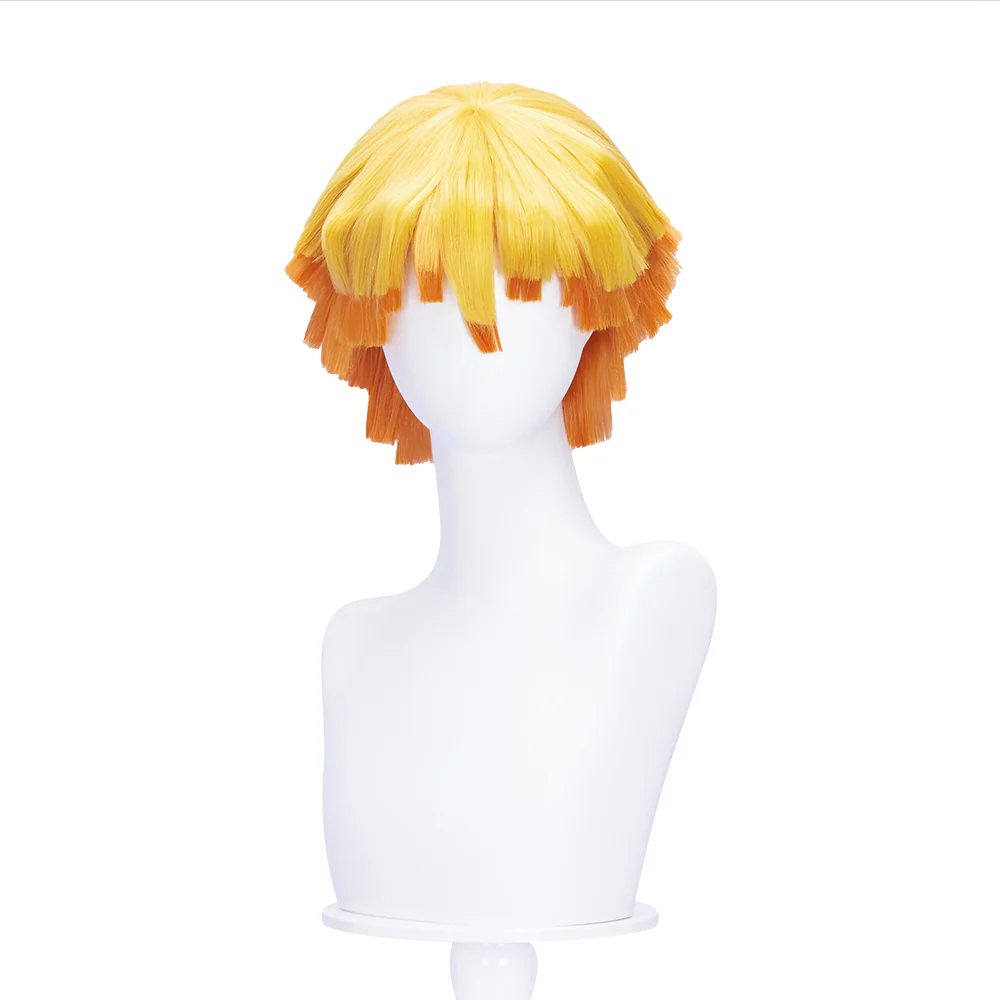 【Ready For Ship】DokiDoki Cosplay Anime Wig Halloween Yellow Short Hair - Image 4
