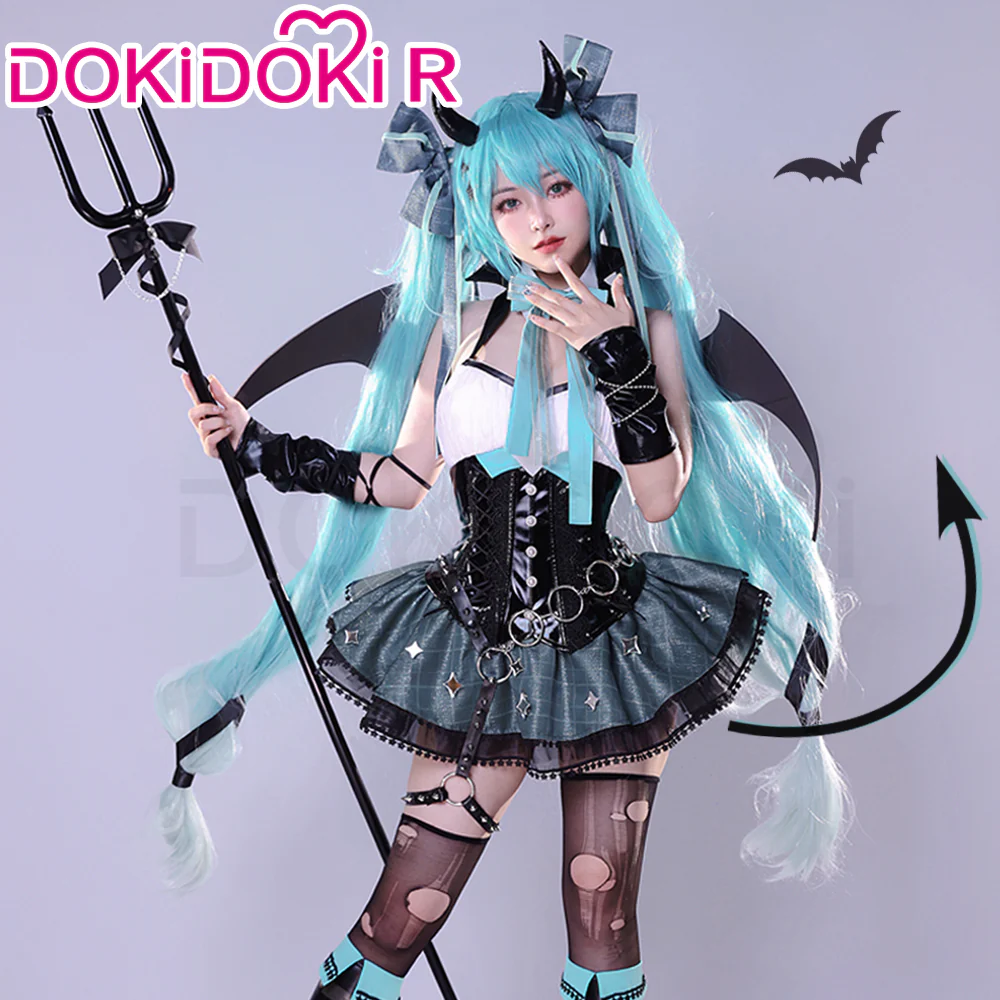 DokiDoki-R Cosplay Cosplay Little Demon Raccoon Devil Cute Costume Halloween - Image 2