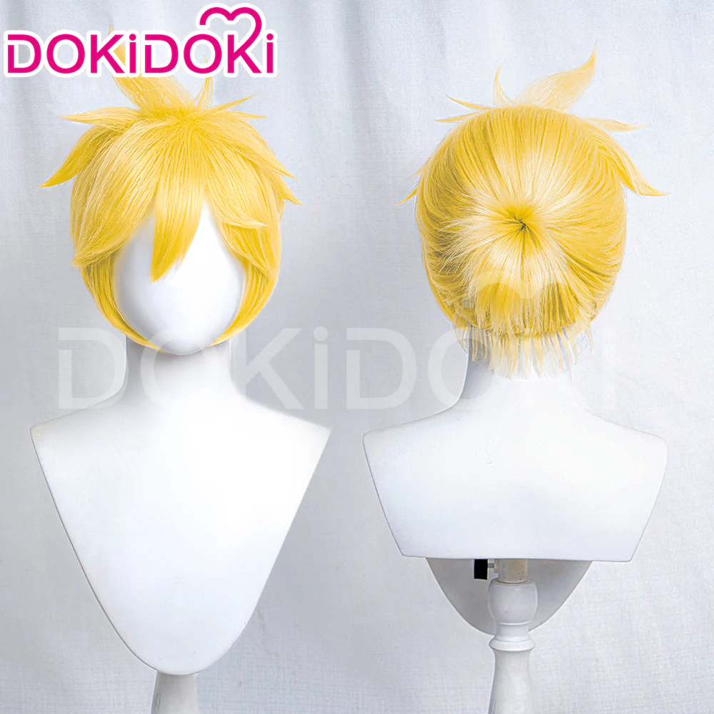 【Ready For Ship】DokiDoki Cosplay Cosplay Wig Yellow Short