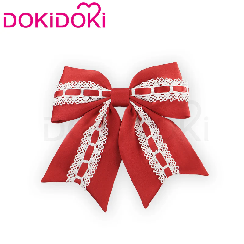 【Wig Ready For Ship】DokiDoki Cosplay Wig Long Curly Green Wig Strawberry 15th anniversary/ Bow Knot - Image 6