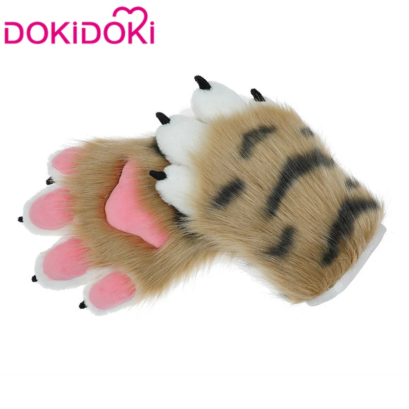 【in stock】DokiDoki Cosplay Fursuit Animal Cat Claw Paw Cute Furry Winter Fingerless Gloves Bear Paw - Image 15