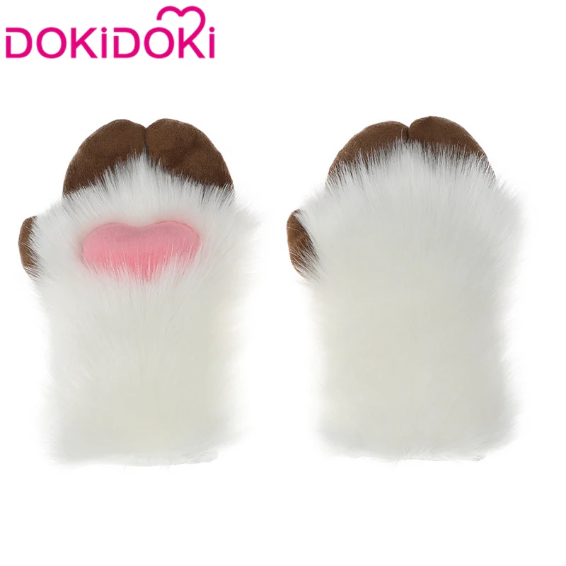 【in stock】DokiDoki Cosplay Fursuit Animal Cat Claw Paw Cute Furry Winter Fingerless Gloves Bear Paw - Image 16