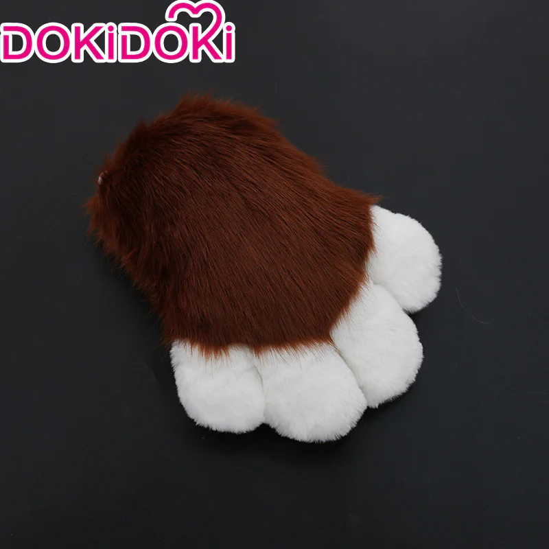 【in stock】DokiDoki Cosplay Fursuit Animal Cat Claw Paw Cute Furry Winter Fingerless Gloves Bear Paw - Image 3