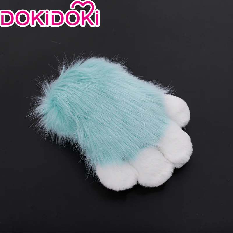 【in stock】DokiDoki Cosplay Fursuit Animal Cat Claw Paw Cute Furry Winter Fingerless Gloves Bear Paw - Image 4