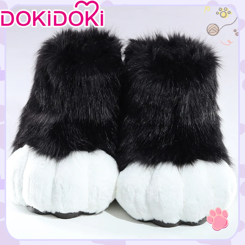 【Partial Ready For Ship】DokiDoki Cosplay Fursuit Animal Feet Beast Foot Furry Shoes Cute Bear Claw Winter - Image 3