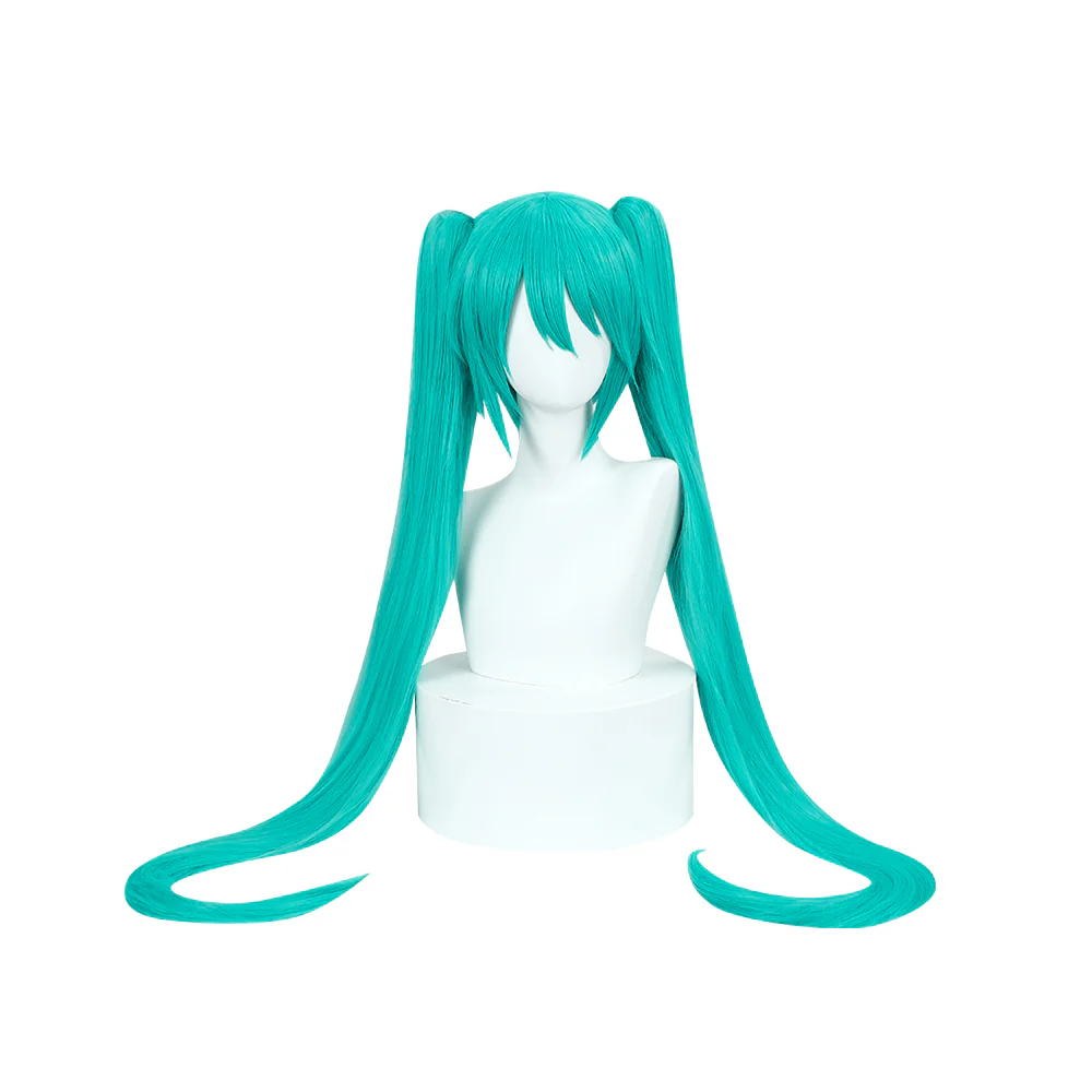 【Ready For Ship】DokiDoki Cosplay Long Straight Blue/Green Wig/ Tattoo - Image 11