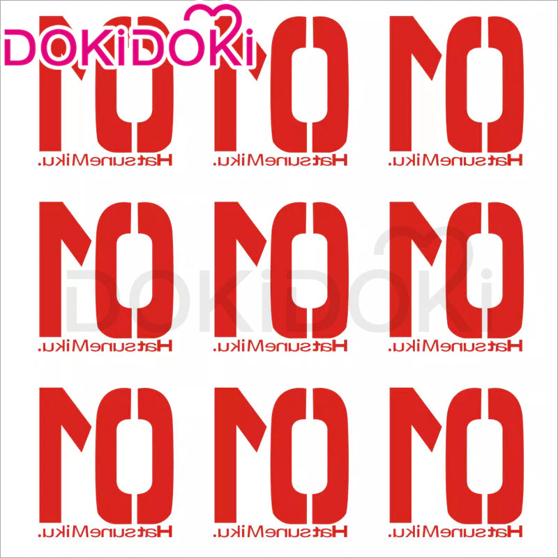 【Ready For Ship】DokiDoki Cosplay Long Straight Blue/Green Wig/ Tattoo - Image 13
