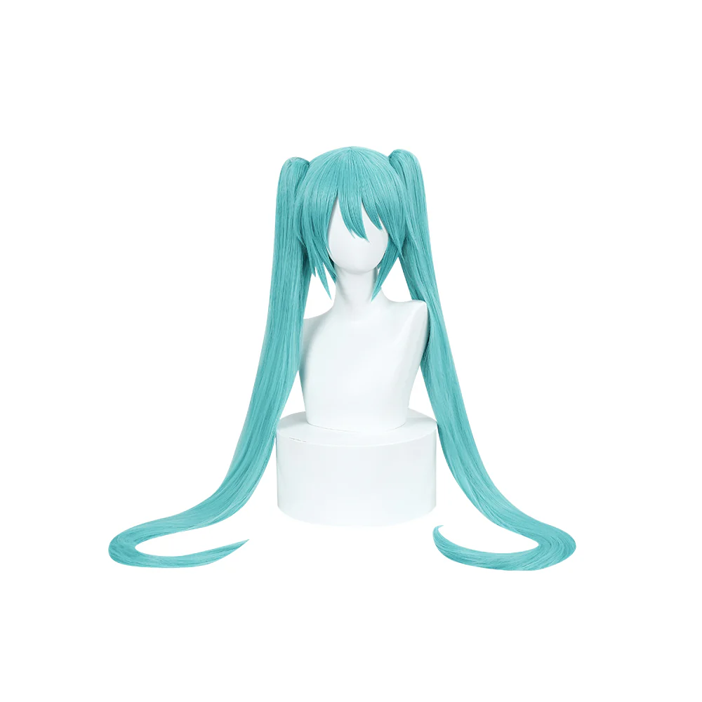 【Ready For Ship】DokiDoki Cosplay Long Straight Blue/Green Wig/ Tattoo - Image 6