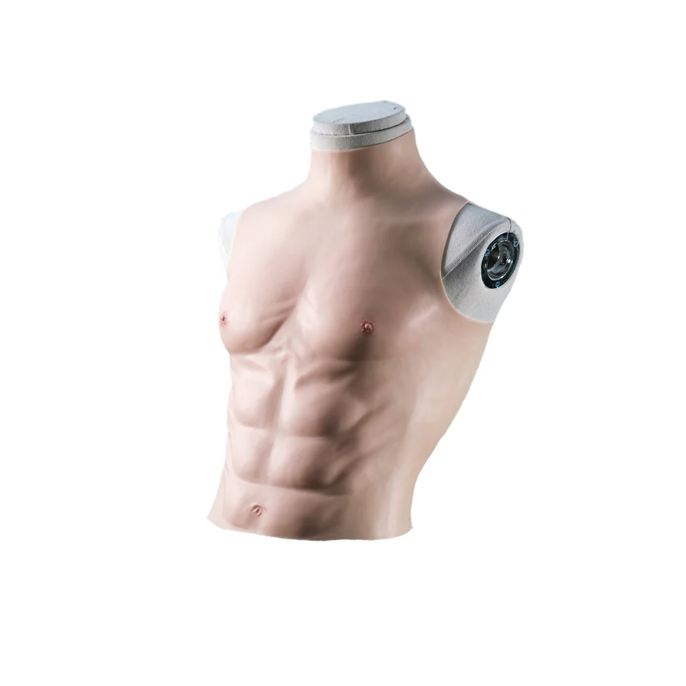 【Partially Ready For Ship】DokiDoki Cosplay Prop Fake Muscle Suit Sleeveless Skin Color Ivory White / Bronze / Chocolate Black - Image 6