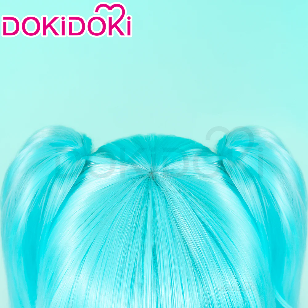 【Ready For Ship】DokiDoki Cosplay Wig 2024 Racing Suits Style Long Straight Blue Purple Hair - Image 4