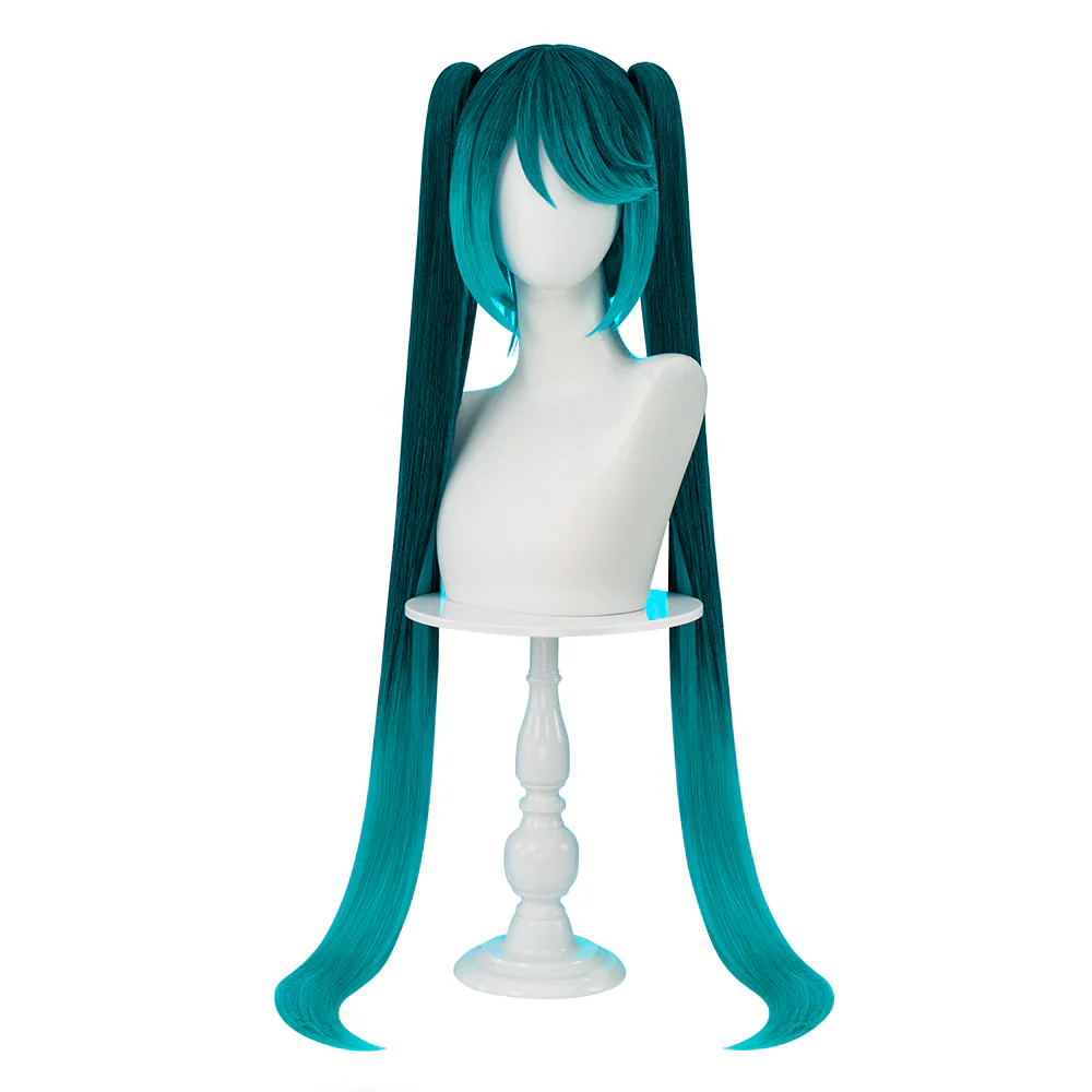 【Ready For Ship】DokiDoki Cosplay Wig Long Curly Dark Green Wig - Image 2