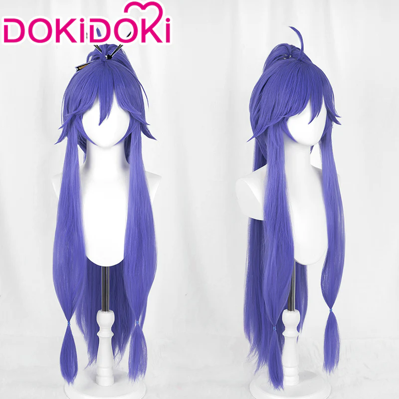 【Ready For Ship】DokiDoki Cosplay Wig Long Straight Purple Hair