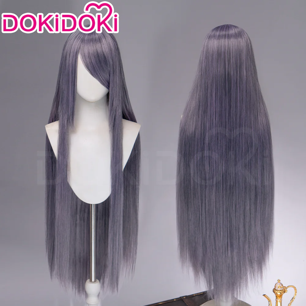 【Partially Ready For Ship】【Purple】DokiDoki Cosplay Wig Basic Wig Long Straight Purple 100 CM Hair Wig Base - Image 2