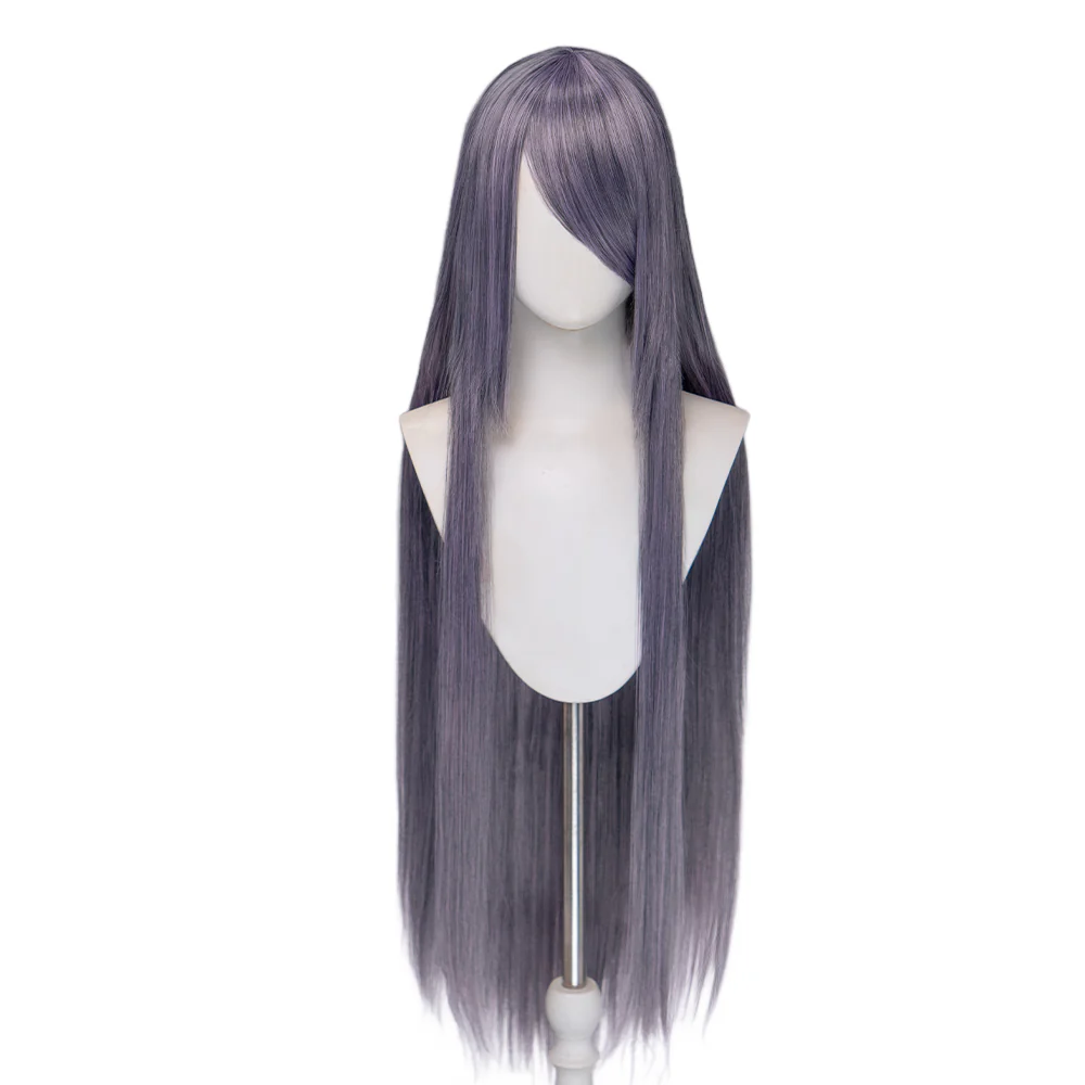 【Partially Ready For Ship】【Purple】DokiDoki Cosplay Wig Basic Wig Long Straight Purple 100 CM Hair Wig Base - Image 3