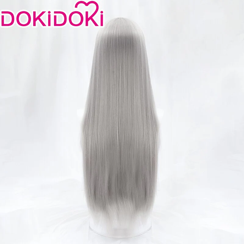 【Ready For Ship】DokiDoki Game Sephiiroth Cosplay Wig Men Silver Long Hair - Image 3