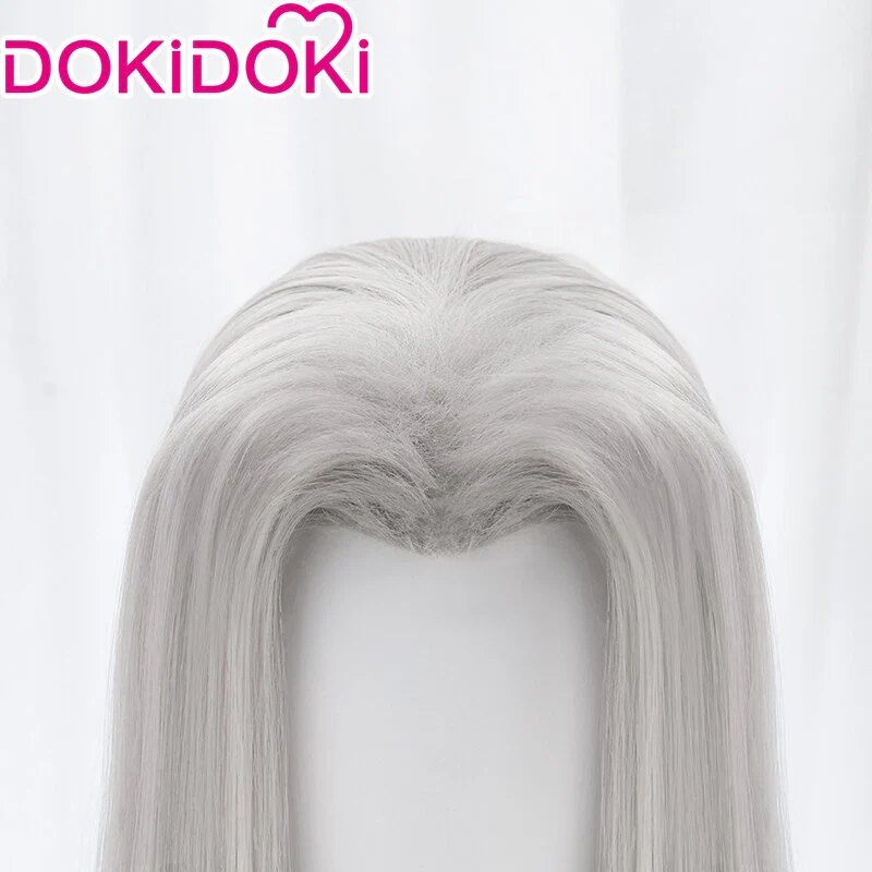 【Ready For Ship】DokiDoki Game Sephiiroth Cosplay Wig Men Silver Long Hair - Image 4