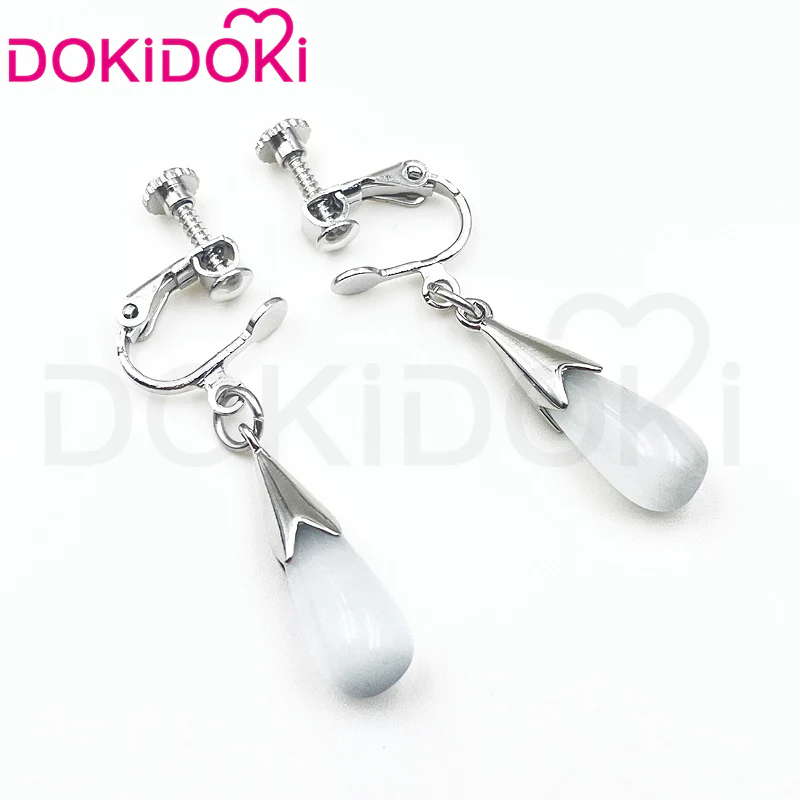 【Partially Ready For Ship】DokiDoki Tiifa Lockhhart Wig / Earrings Women Long Black Tied Hair - Image 12