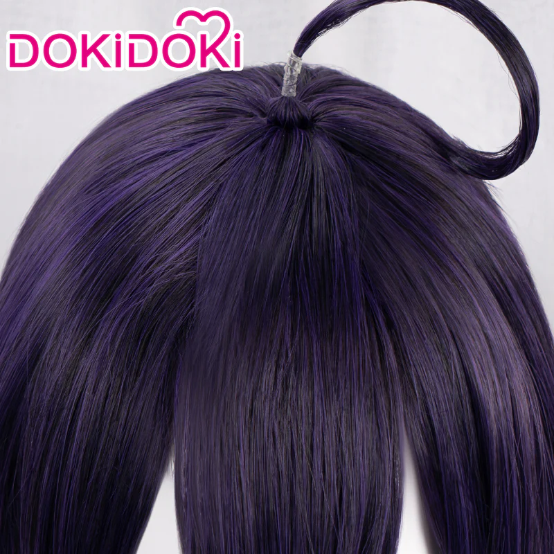 【Ready For Ship】DokiDoki Novel Game AFK ARENA X OVERLORD Cosplay Cosplay Wig Albedo Wig Long Purple - Image 4