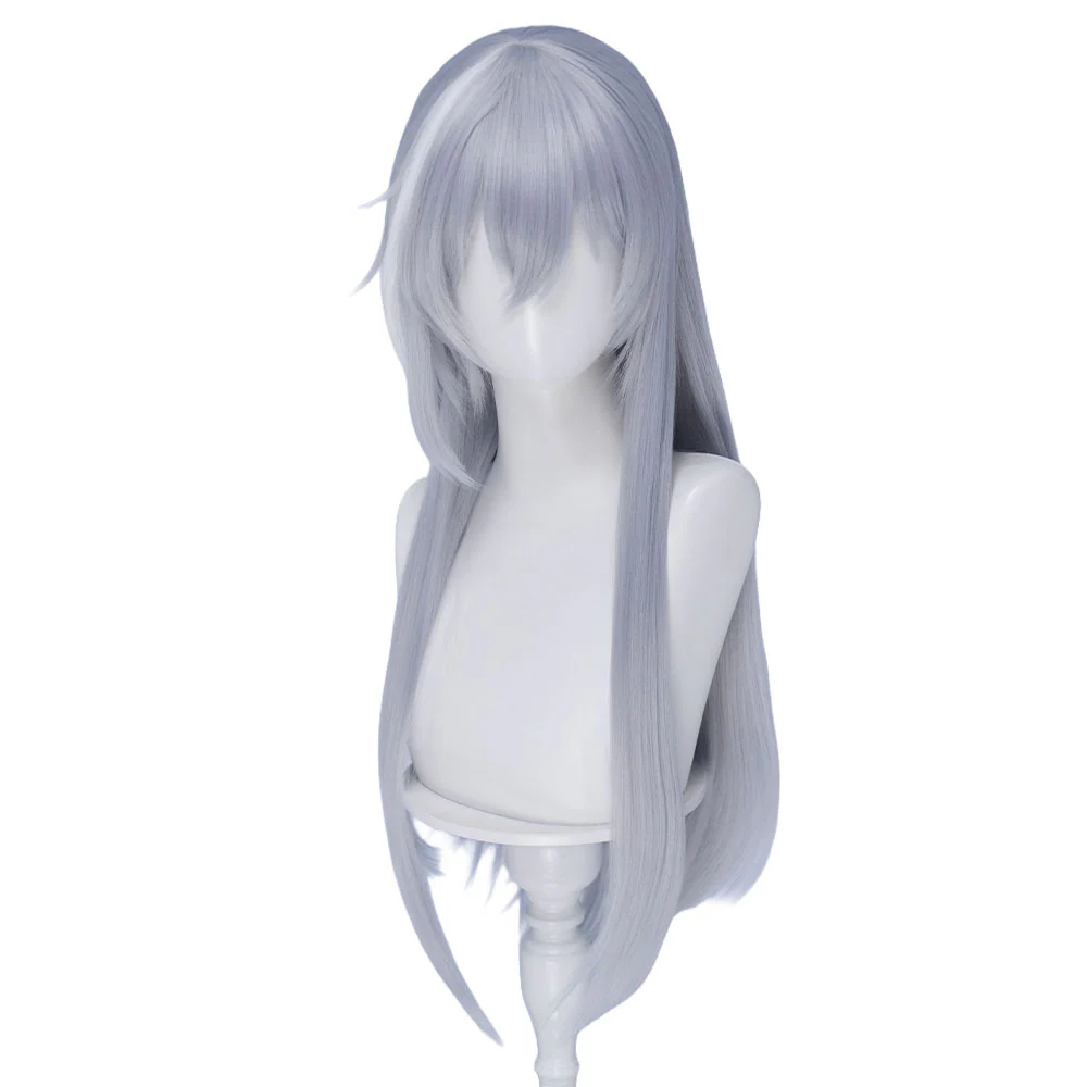 DokiDoki Game Anime IDOLiSH7 Yuki Wig Long Straight Silver White Highlight Hair Yukito Orikasa Re:vale - Image 2