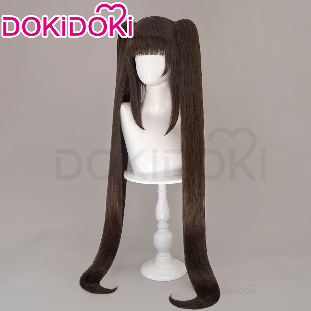 DokiDoki Game Anime Nekopara Cosplay Chocola Wig Long brown hair - Image 3