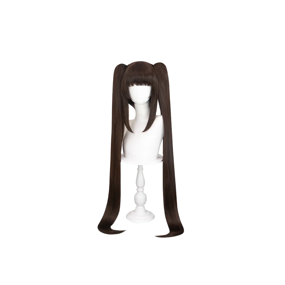 DokiDoki Game Anime Nekopara Cosplay Chocola Wig Long brown hair - Image 5