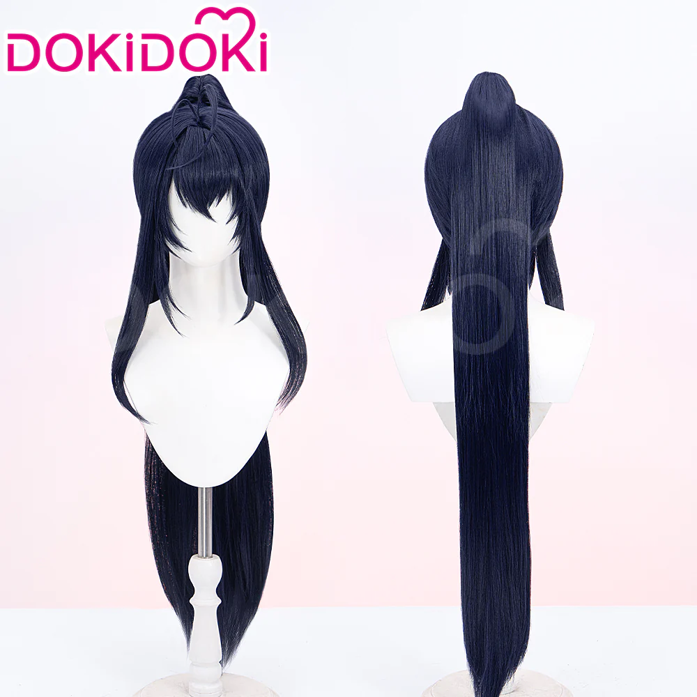 【Ready For Ship】DokiDoki Game Arknights Cosplay Blaze Wig Long Straight Black Hair