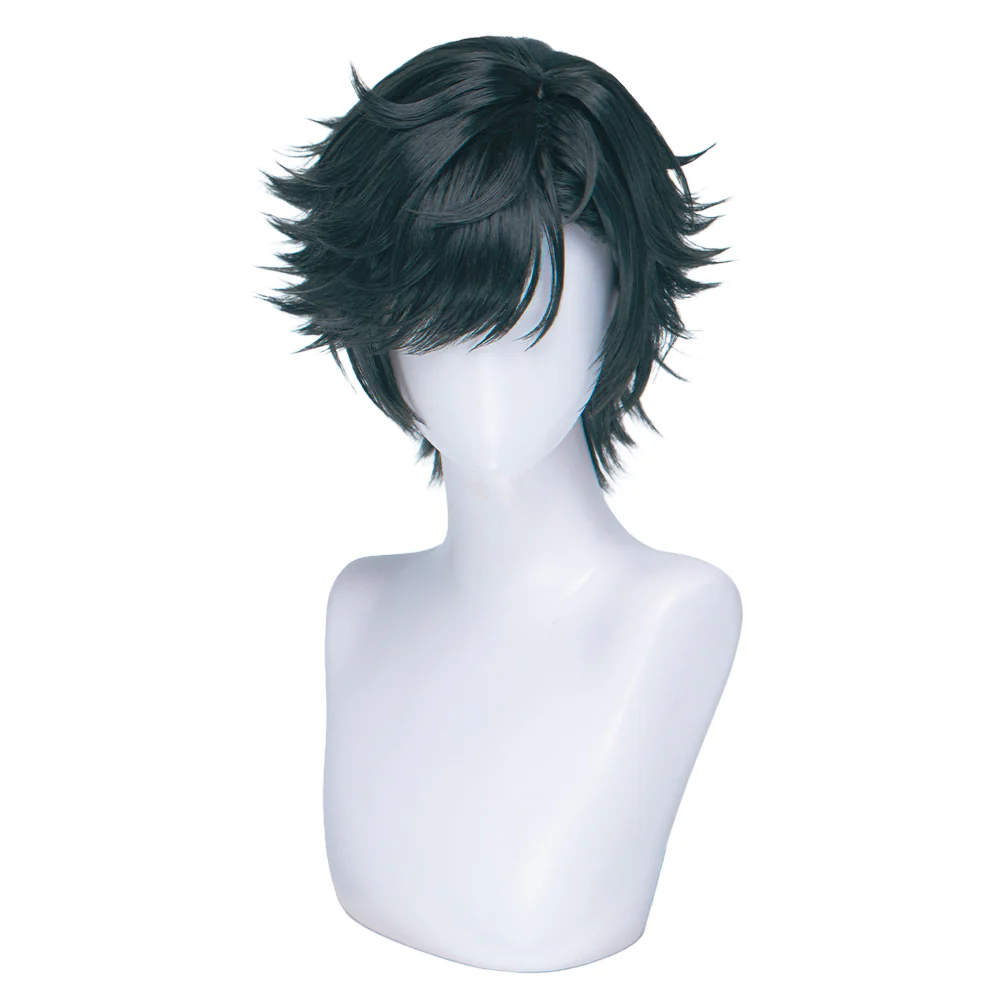 DokiDoki Game Arknights: Endfield Cosplay Endministrator Male Wig Short Black Hair - Image 10