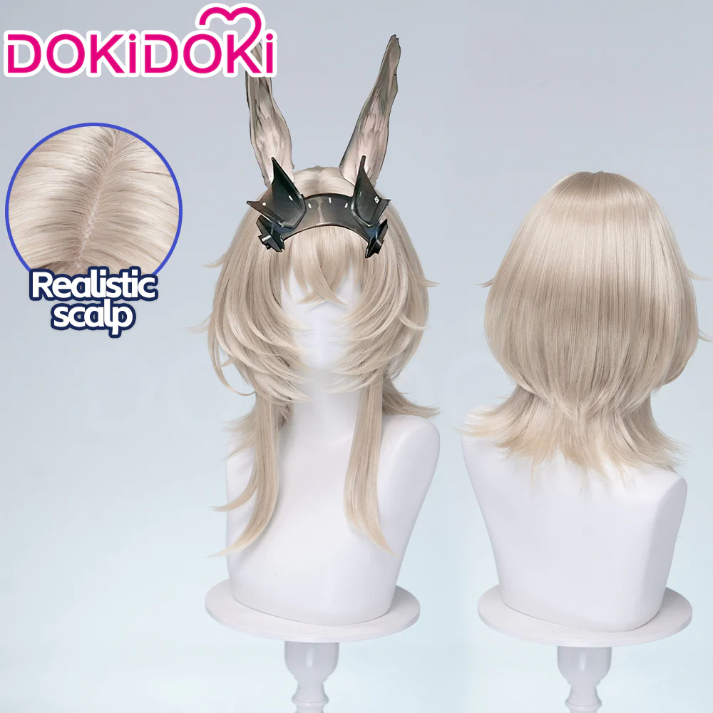 【Ready For Ship】DokiDoki Game Arknights: Endfield Cosplay Avywenna Wig Long Light Blonde Layered Hair