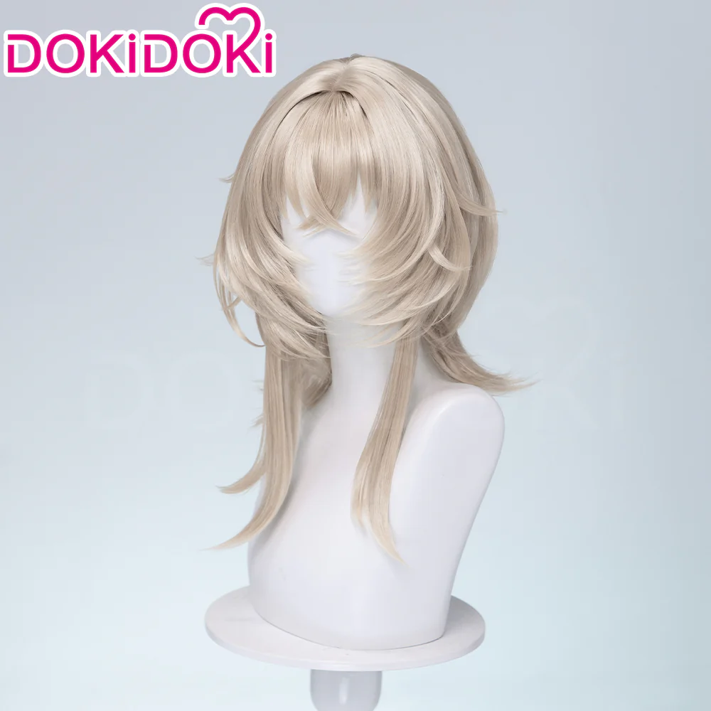 【Ready For Ship】DokiDoki Game Arknights: Endfield Cosplay Avywenna Wig Long Light Blonde Layered Hair - Image 2