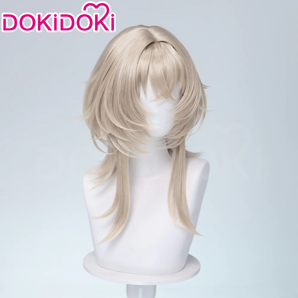 【Ready For Ship】DokiDoki Game Arknights: Endfield Cosplay Avywenna Wig Long Light Blonde Layered Hair - Image 3