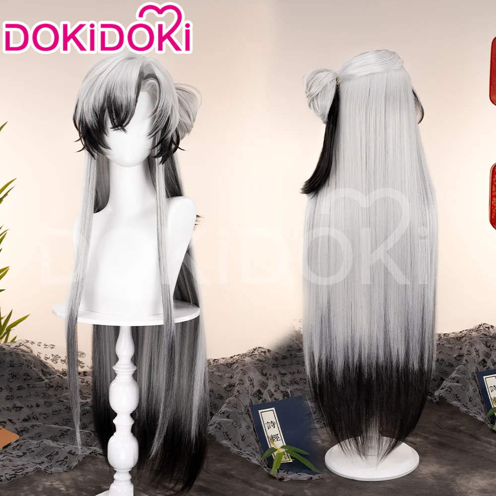 DokiDoki Game Ashes of the Kingdom Cosplay Wang Can Long Hair Wangcan