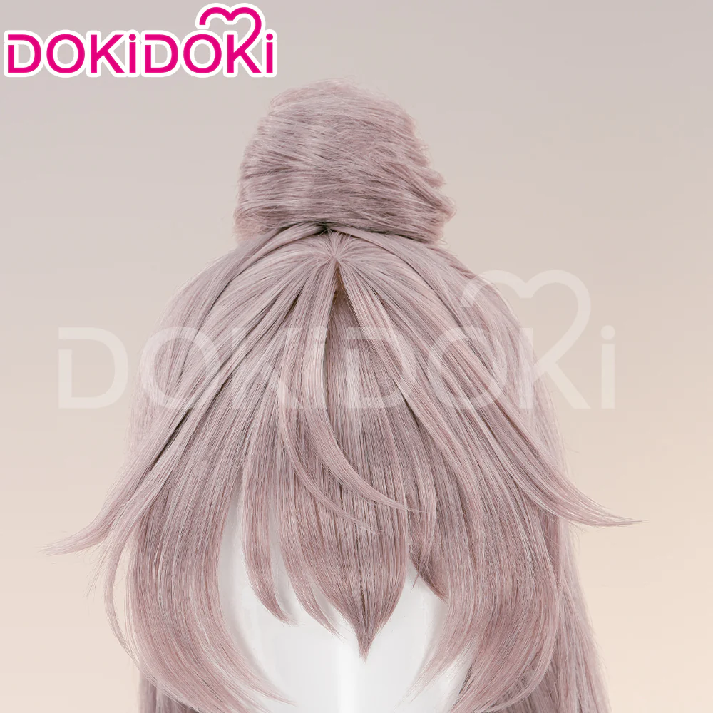 DokiDoki Game Ashes of the kingdom Cosplay Yuanji Cosplay Wig Long Straight Grey Yuan Ji - Image 4