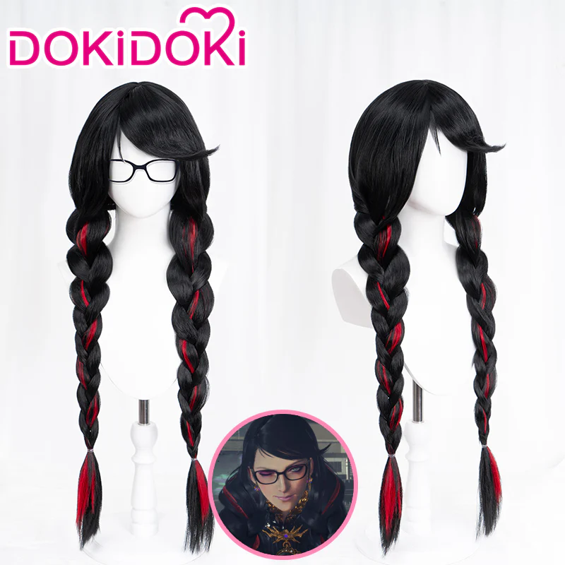 【Ready For Ship】DokiDoki Game Bayonetta 3 Cosplay Bayonetta Cosplay Wig Cereza Long