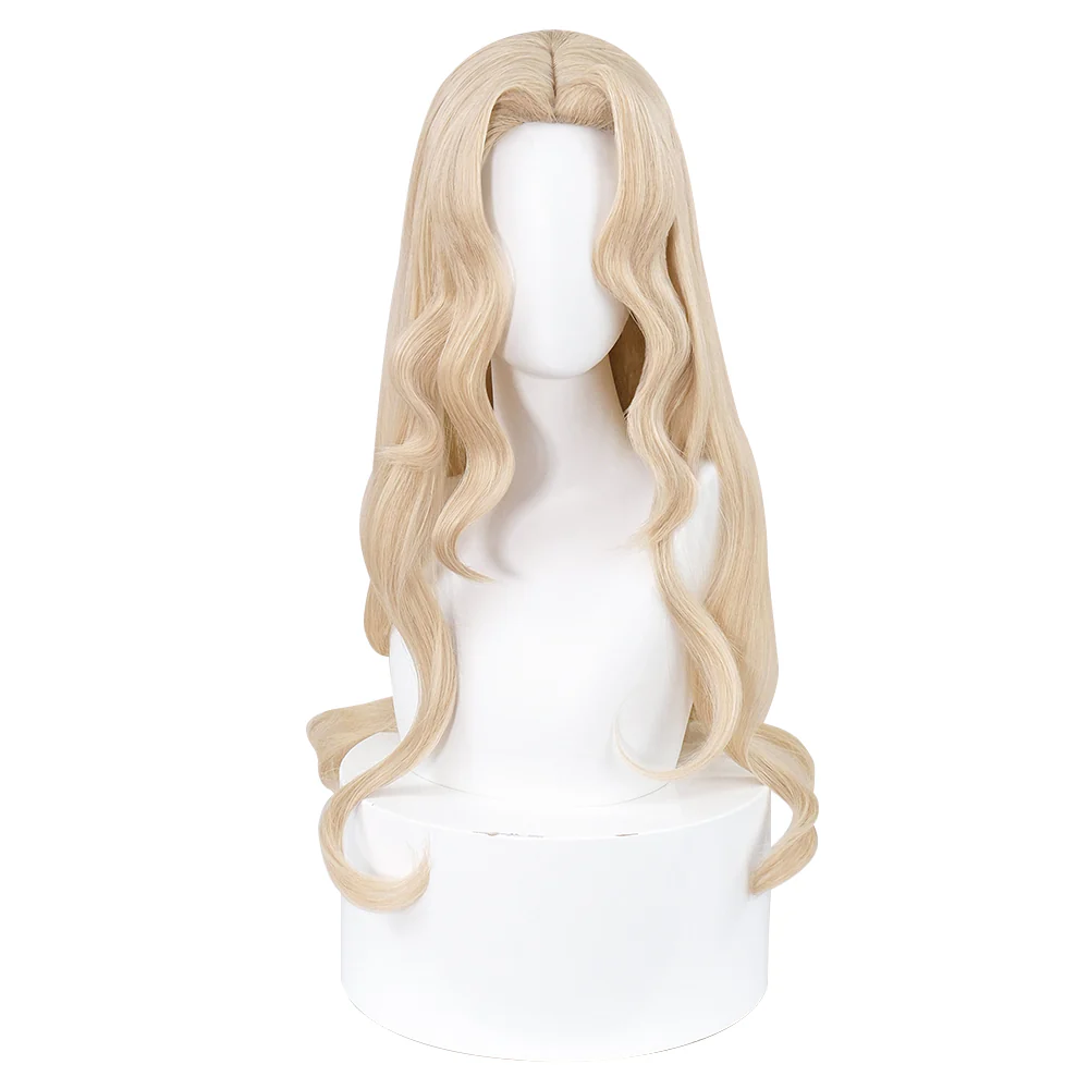 【Ready For Ship】DokiDoki Game Castlevania: Nocturne Cosplay Alucard Wig Long Curly Hair - Image 3