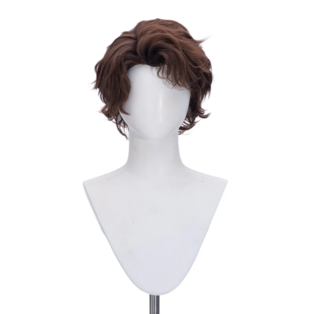 【Ready For Ship】DokiDoki Game Clair Obscur: Expedition 33 Copslay Gustave Wig Short Curly Brown Hair - Image 5