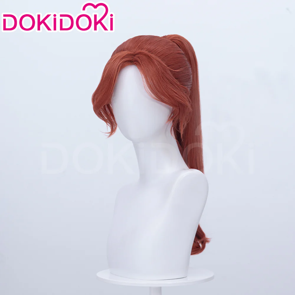 【Ready For Ship】DokiDoki Game Clair Obscur: Expedition 33 Copslay Maelle Wig Long Curly Red Silver Hair - Image 2