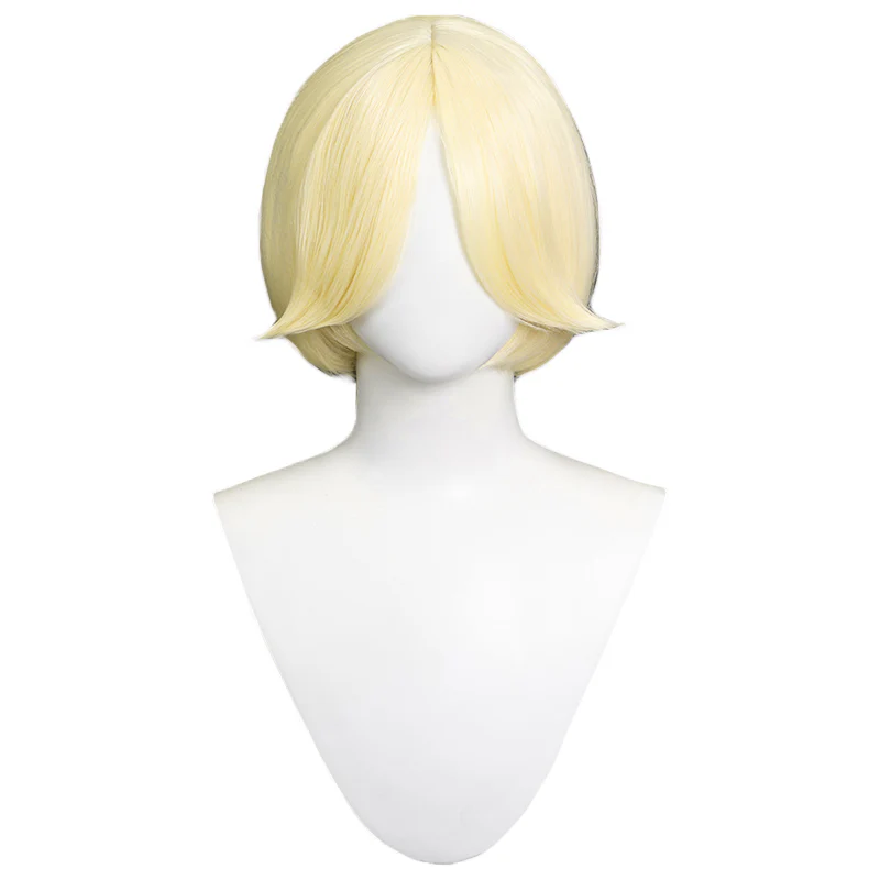 【Ready For Ship】DokiDoki Game Cookie Run: Kingdom Cosplay Gingerbread Man Cosplay Wig Pure Vanilla Cookie Wig Short Yellow - Image 5