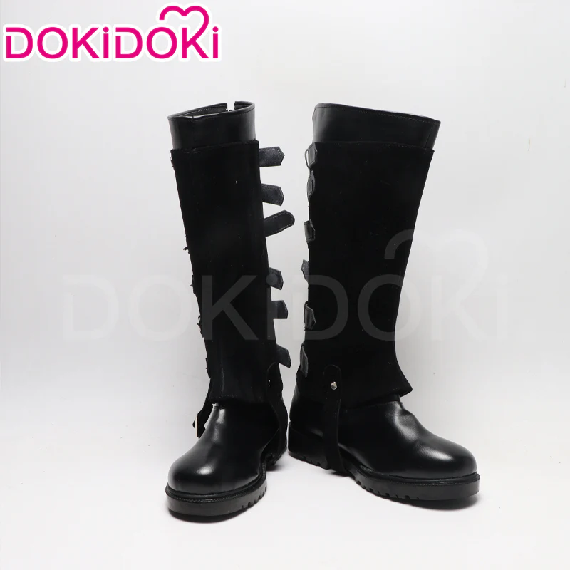 DokiDoki Game Cosplay Black / Brown Shoes - Image 9