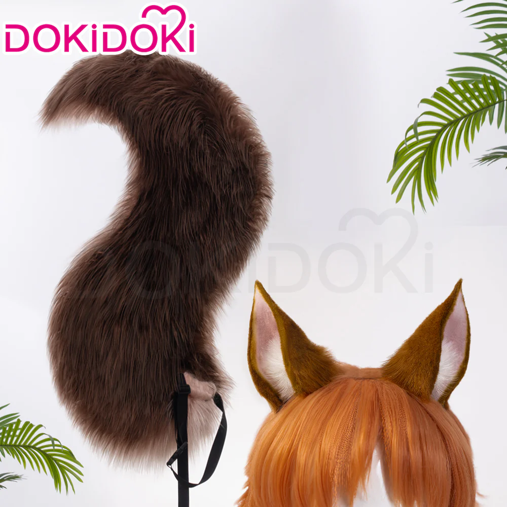 【Costume Ready For Ship】【Size S-3XL】Dokidoki-R Game Cosplay Brown Leather Suit Tail - Image 6